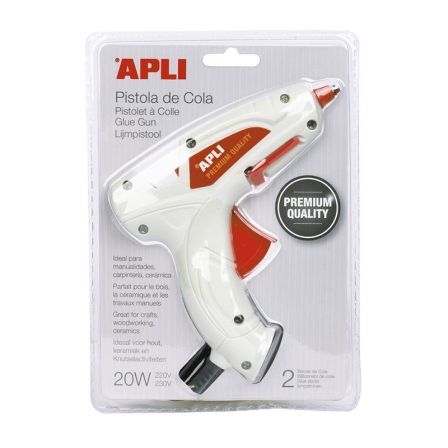 APLI Pistola de cola termofusible Premium 20W APLI Pistola de cola termofusible Premium 20W